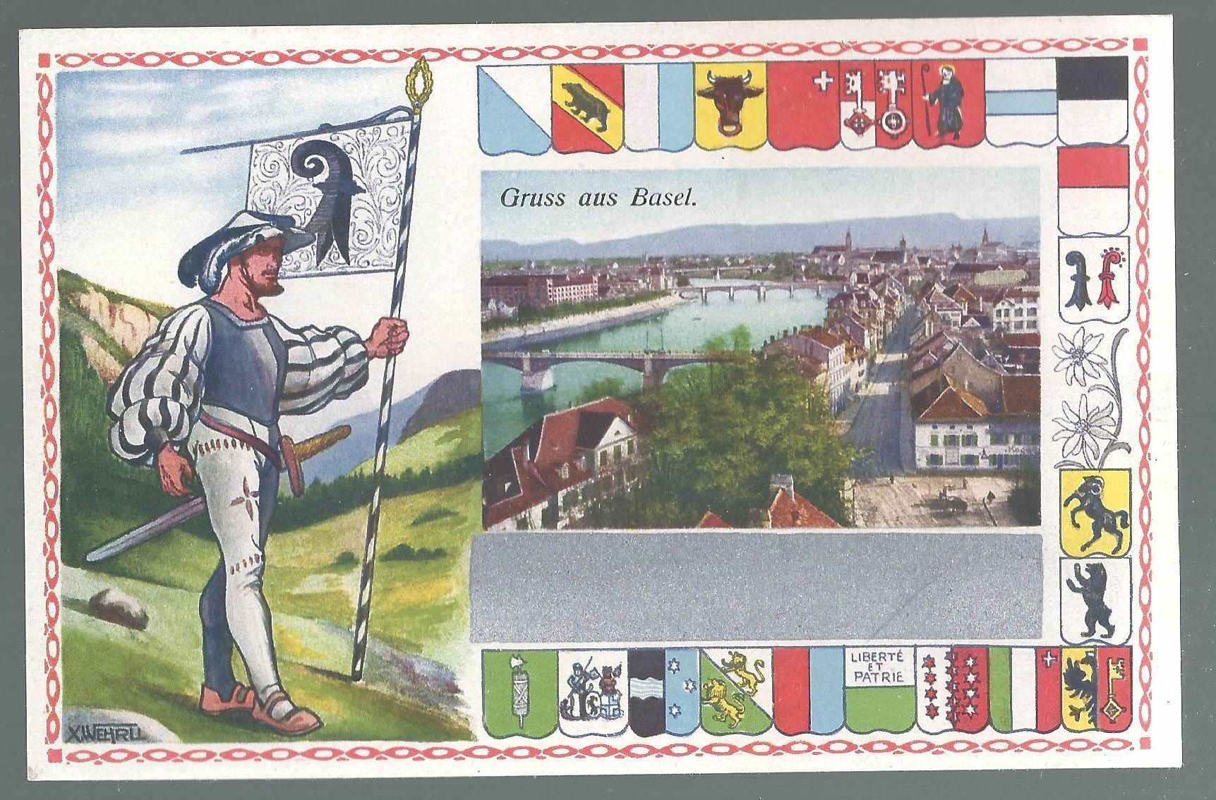 Ansichtskarten: Basel X. Wehrli – Gebraucht aus Montenol von Vernier2