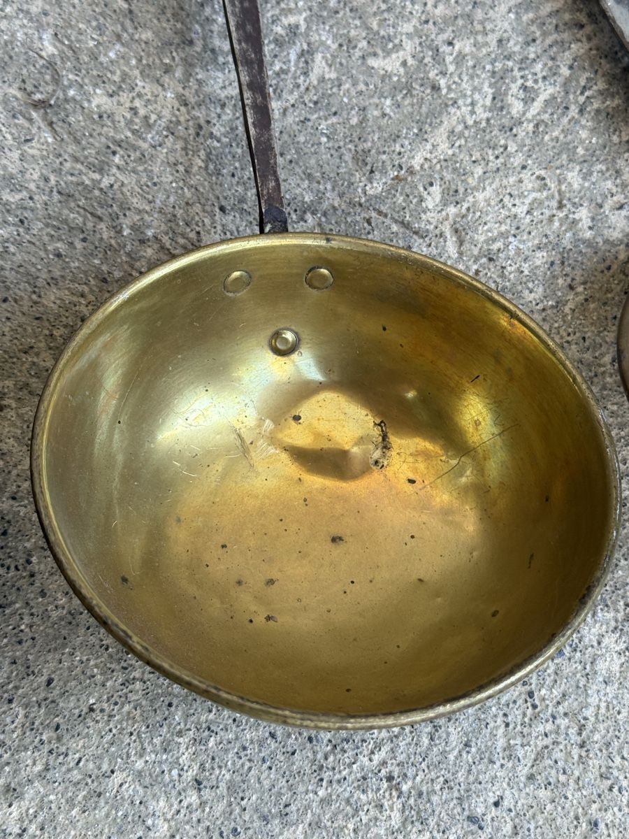 Bestecksets: 4 antike Schöpfkellen Messing / Schmiedeeisen  – Gebraucht aus Konolfingen von petzipetz 3