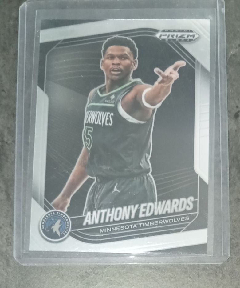 Cartoline: Anthony Edwards Prizm Black NBA card – Nuovo (secondo la descrizione) da Vallorbe venduto da ant_75wx
