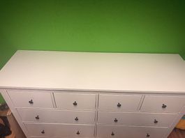 IKEA HEMNES Kommode 8 Schubladen, weiss