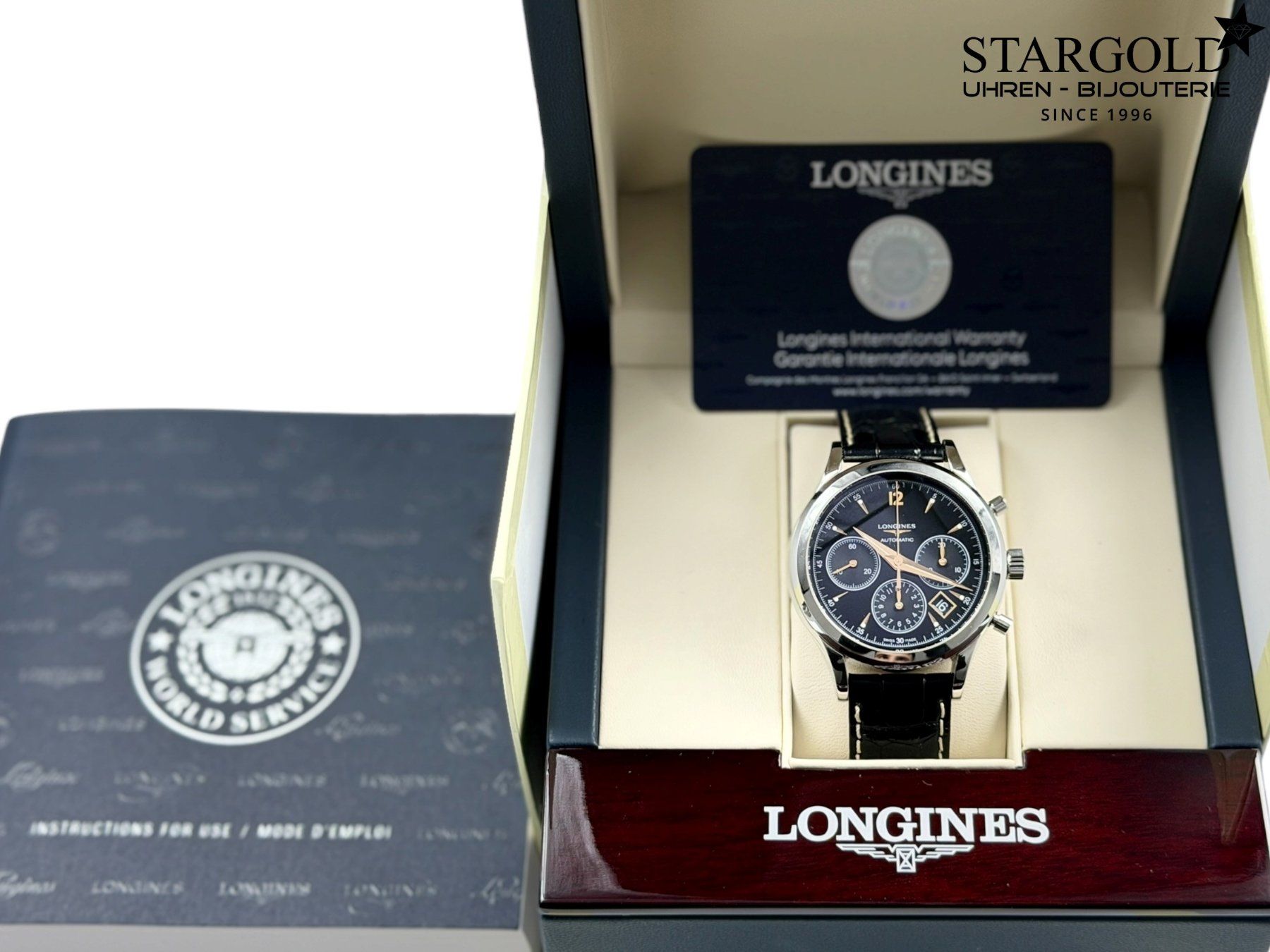 Longines Orologi: Longines Column-Wheel Chronograph - L2.750.4.56.0 – Usato da Zürich venduto da Stargold-Uhren 9
