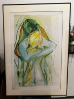 Lithographie signiert MarHal 1/10 Akt Bild gross 70cm x100 m