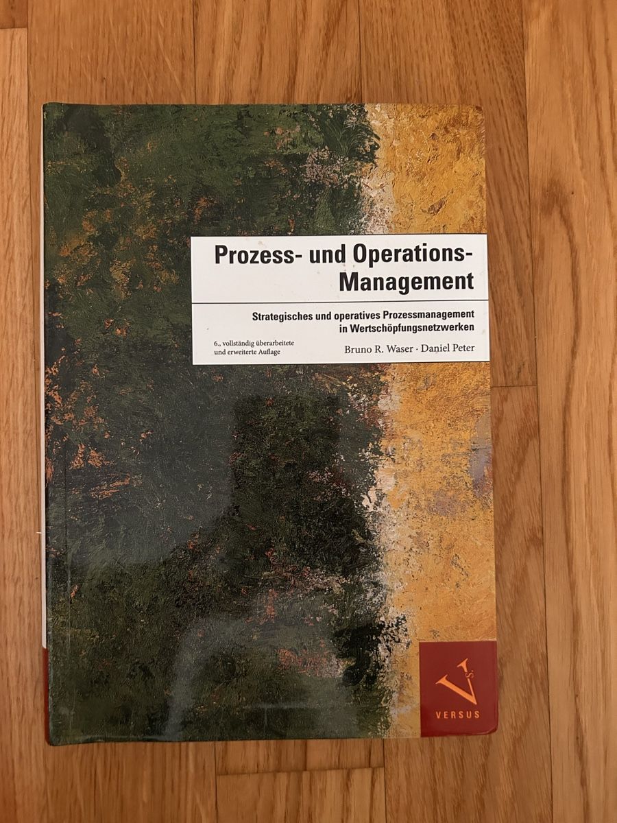 Libri: Prozess- und Operationsmanagement – Nuovo (secondo la descrizione) da Luzern venduto da Suneha