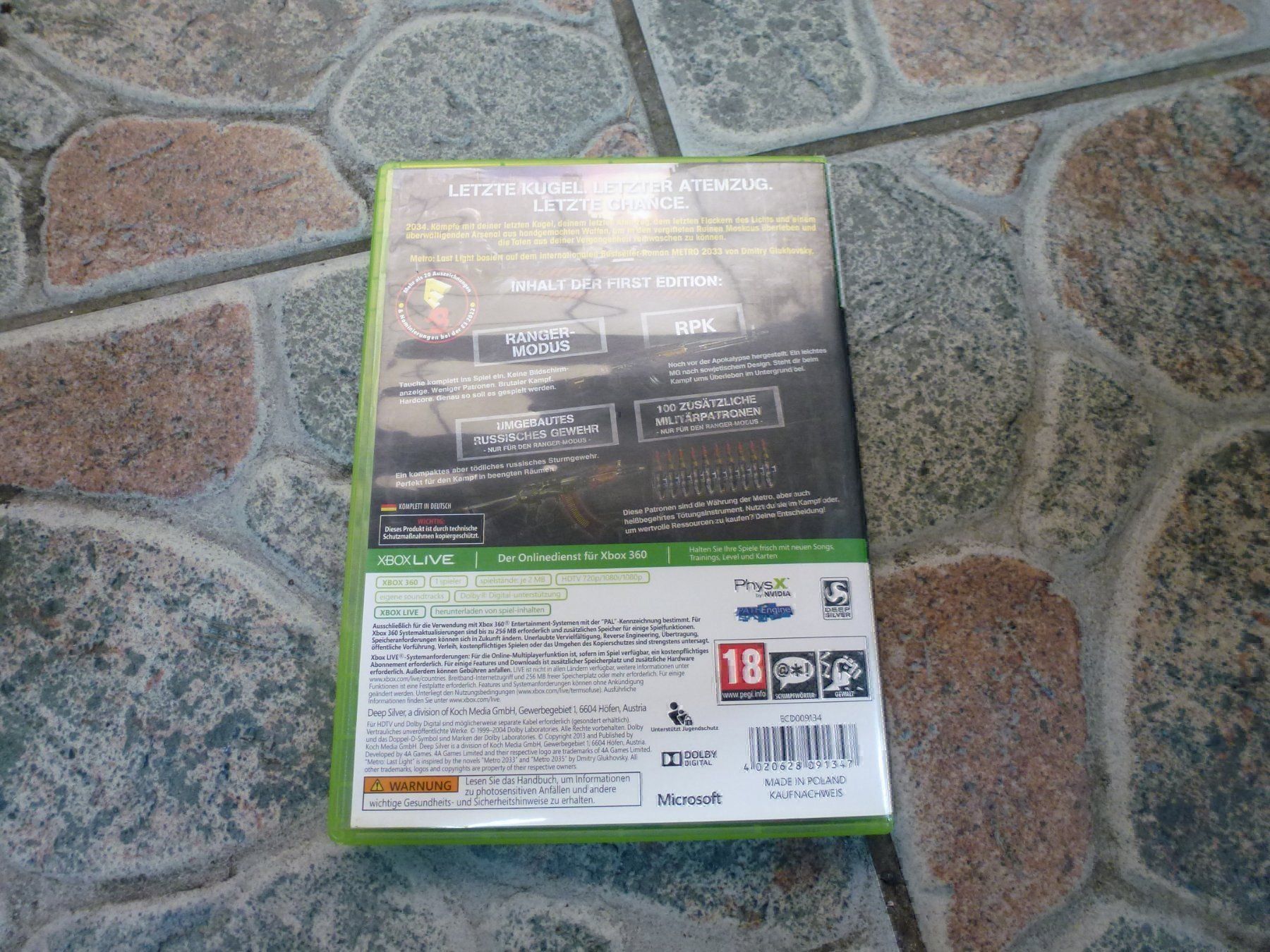 Giochi: Metro Last Light Xbox 360 – Usato da Olten venduto da Disc-Ausverkauf 2