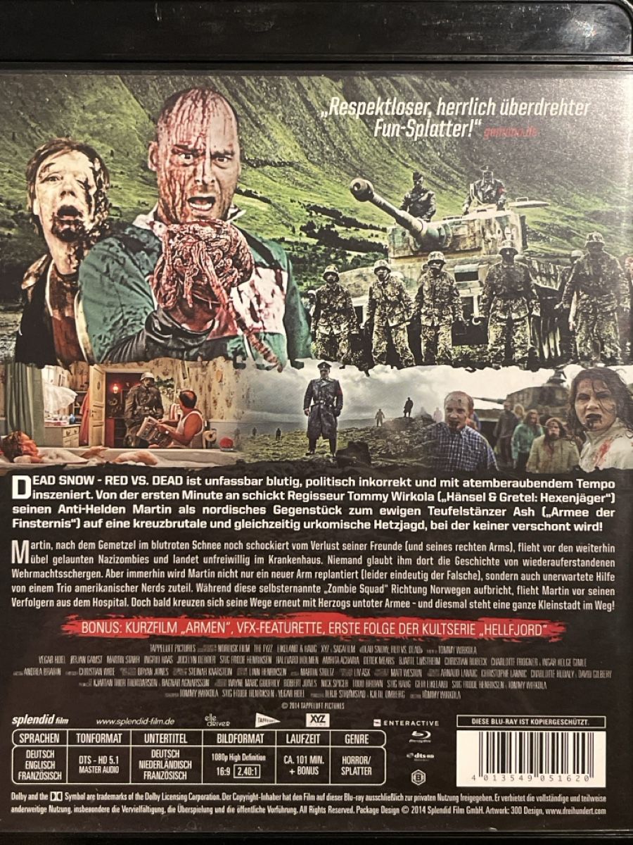 Alle DVDs: Dead Snow - Red vs. Dead (2014) – Neu (gemäss Beschreibung) aus Waldenburg von Gonzo8 1