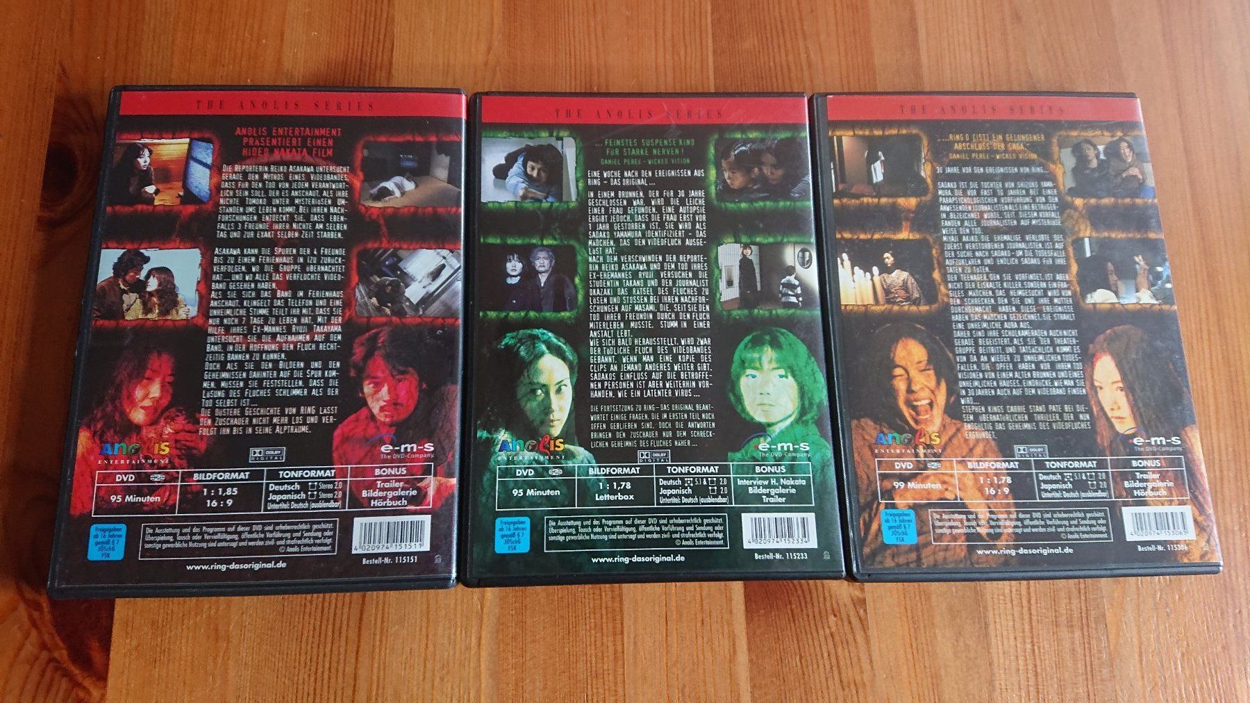 Tous les DVDs: RING Die Trilogie – D'occasion à Wilderswil par Exebub 6