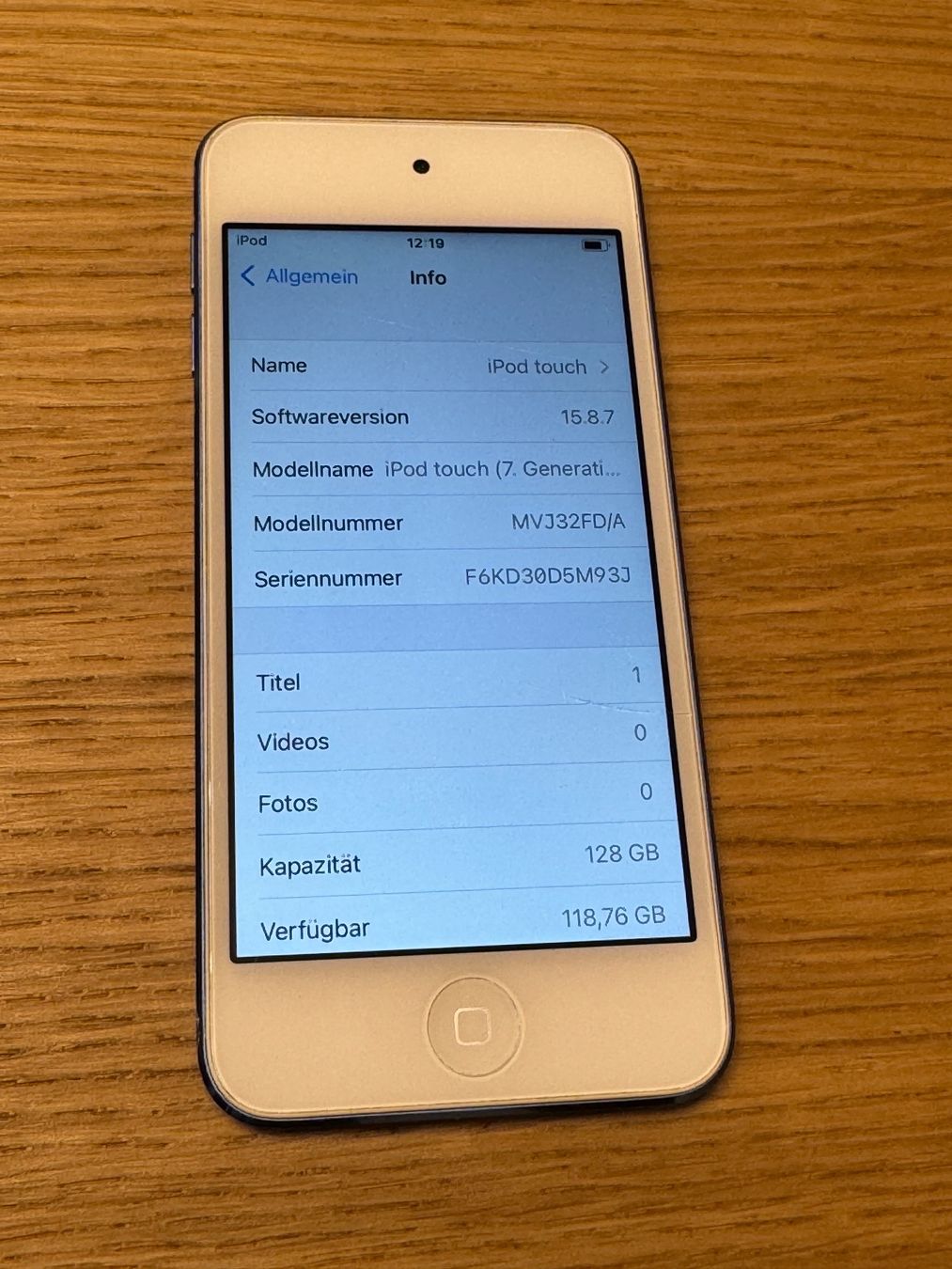 Apple Lecteur media portable: iPod Touch 7th gen – D'occasion à Zollikofen par lagavulin03 2