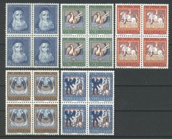 1965, Pro Patria, Viererblöcke, **
