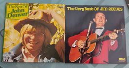 John Denver & Jim Reeves Schallplatten - Best of!🎶🎧🎼