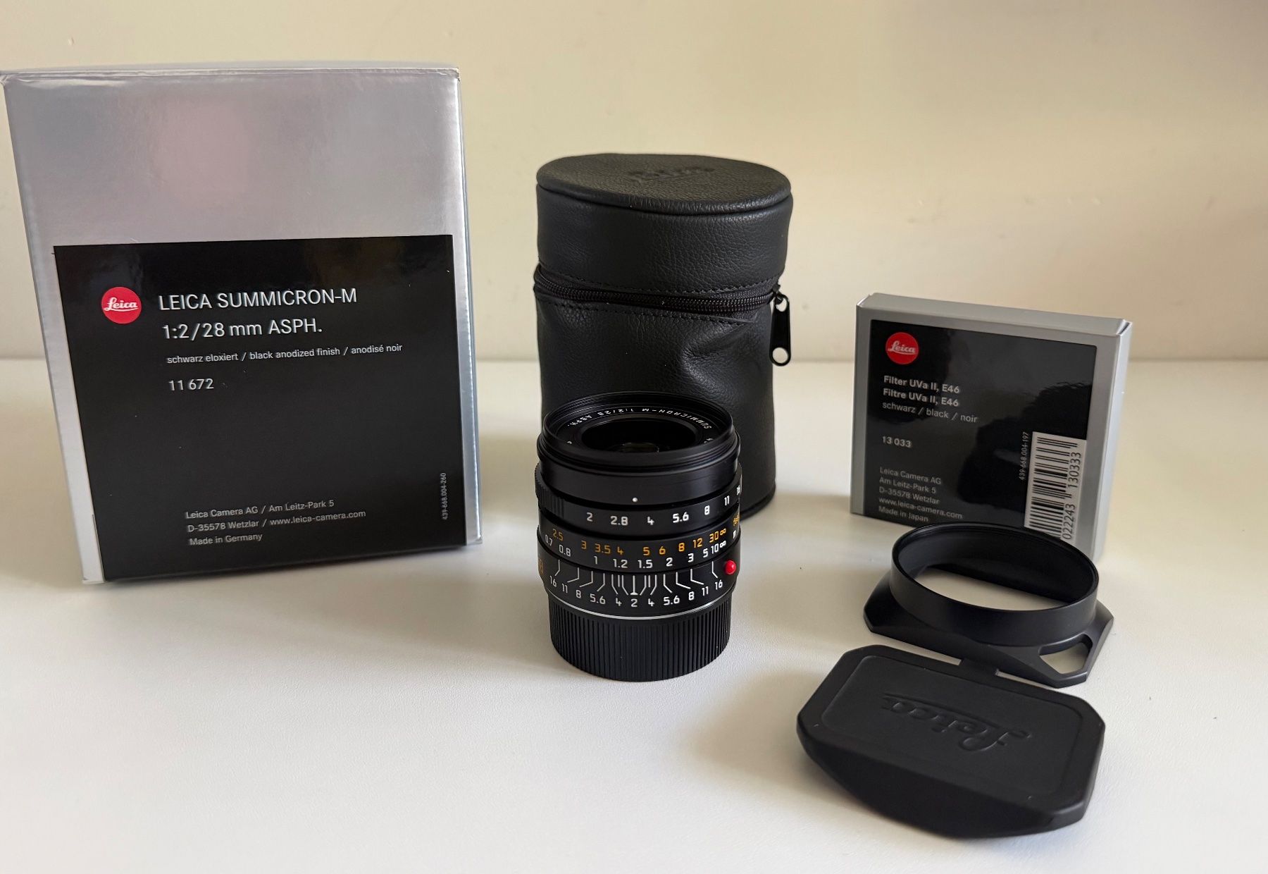Leica Obiettivi: Leica Summicron-M 1:2/28mm ASPH – Nuovo (secondo la descrizione) da Freienbach venduto da san_dry7