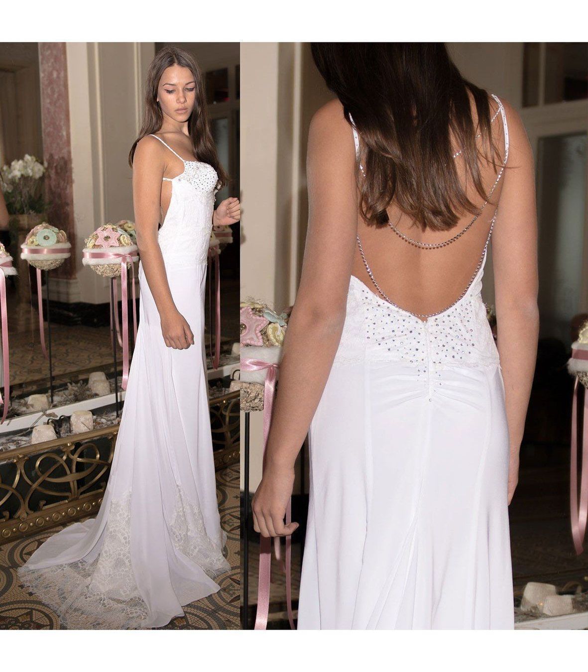 Vestiti: Brautkleid mit Swarovski Kristallen – Nuovo e nell'imballaggio originale da Brütten venduto da Diana098 3