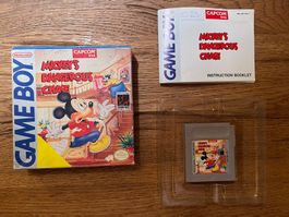 Mickey's Dangerous Chase Game Boy Capcom in OVP