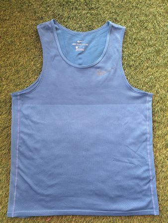 Canotta Nike running blu taglia M