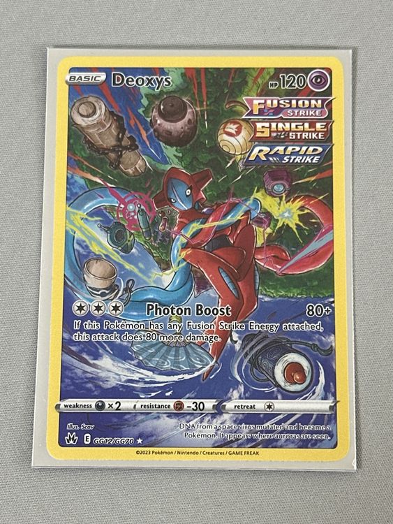 Deoxys Crown Zenith Full Art 1