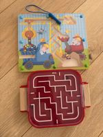 Brio maze and Haba magnetic game