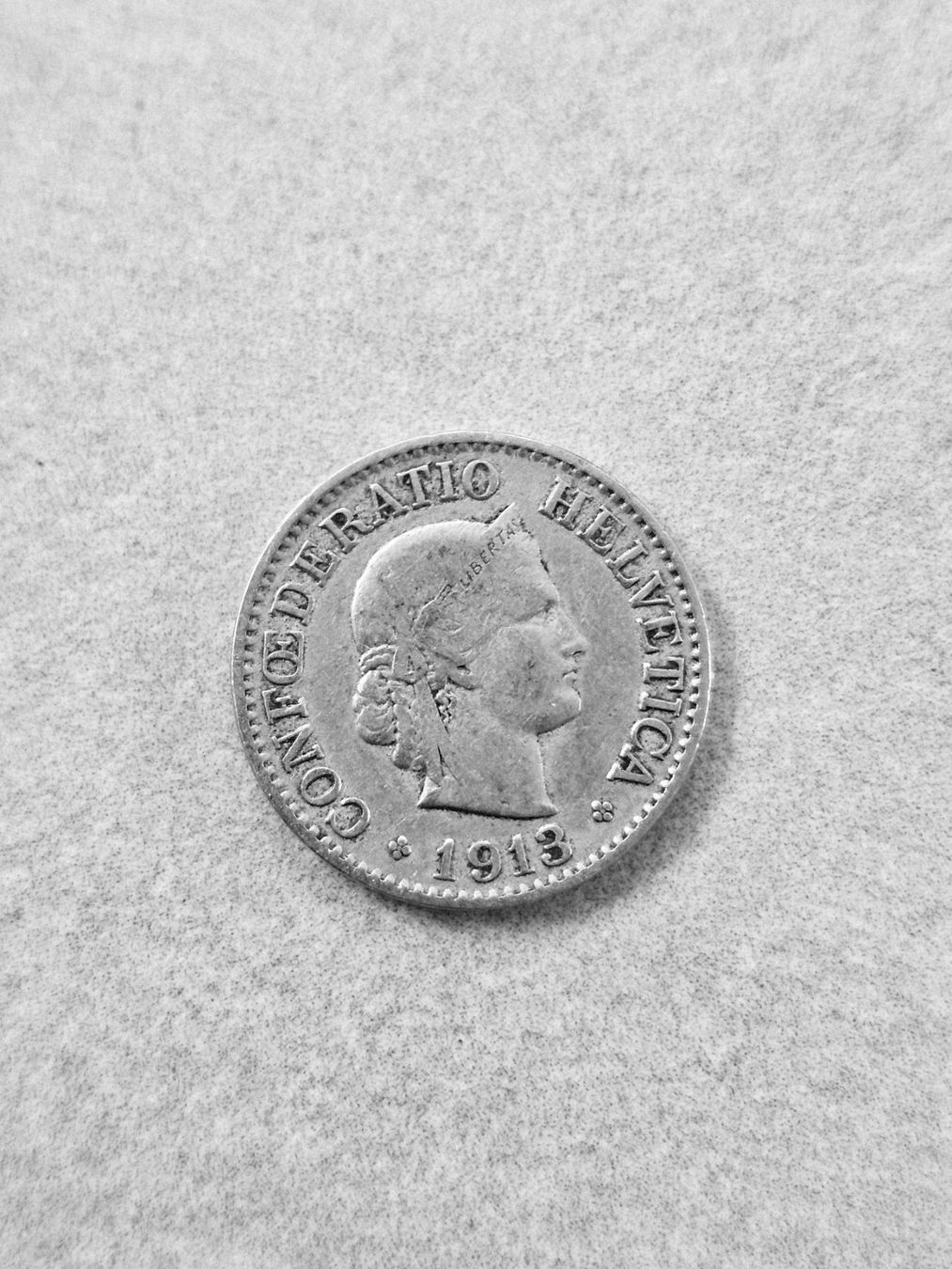 Tutti le monete: 1913 10-Rappen Münze – Usato da Kilchberg ZH venduto da Richard_