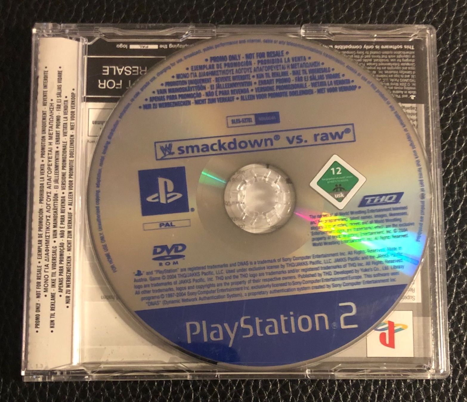 Sony Giochi: Smackdown VS RAW Sony PS2 Promo – Usato da Kestenholz venduto da Naruto_01 1