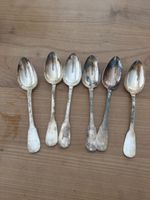 6 Suppen-Löffel silber Antiquitäten - Christofle