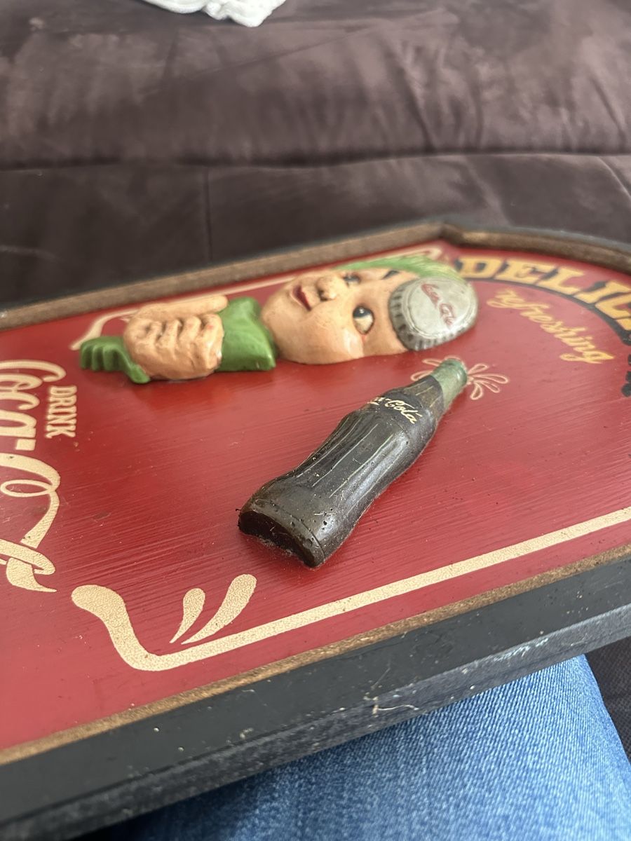 Coca-Cola Tutte le decorazioni: Coca Cola Werbung tafeln  – Usato da Altendorf venduto da Ama123 4