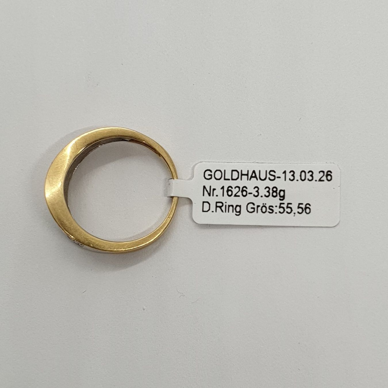 Anelli: Echt 18K Gold - Diamant Ring – Usato da Luzern venduto da Goldhaus-Luzern 3