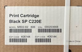 Ricoh Toner Black SP C220E (406144)   originalverpackt
