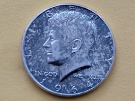 USA Half Dollar Kennedy 1964 Silber