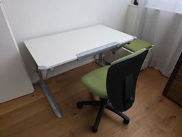 Kettler Kinder Schreibtisch + Bürostuhl + Korpus