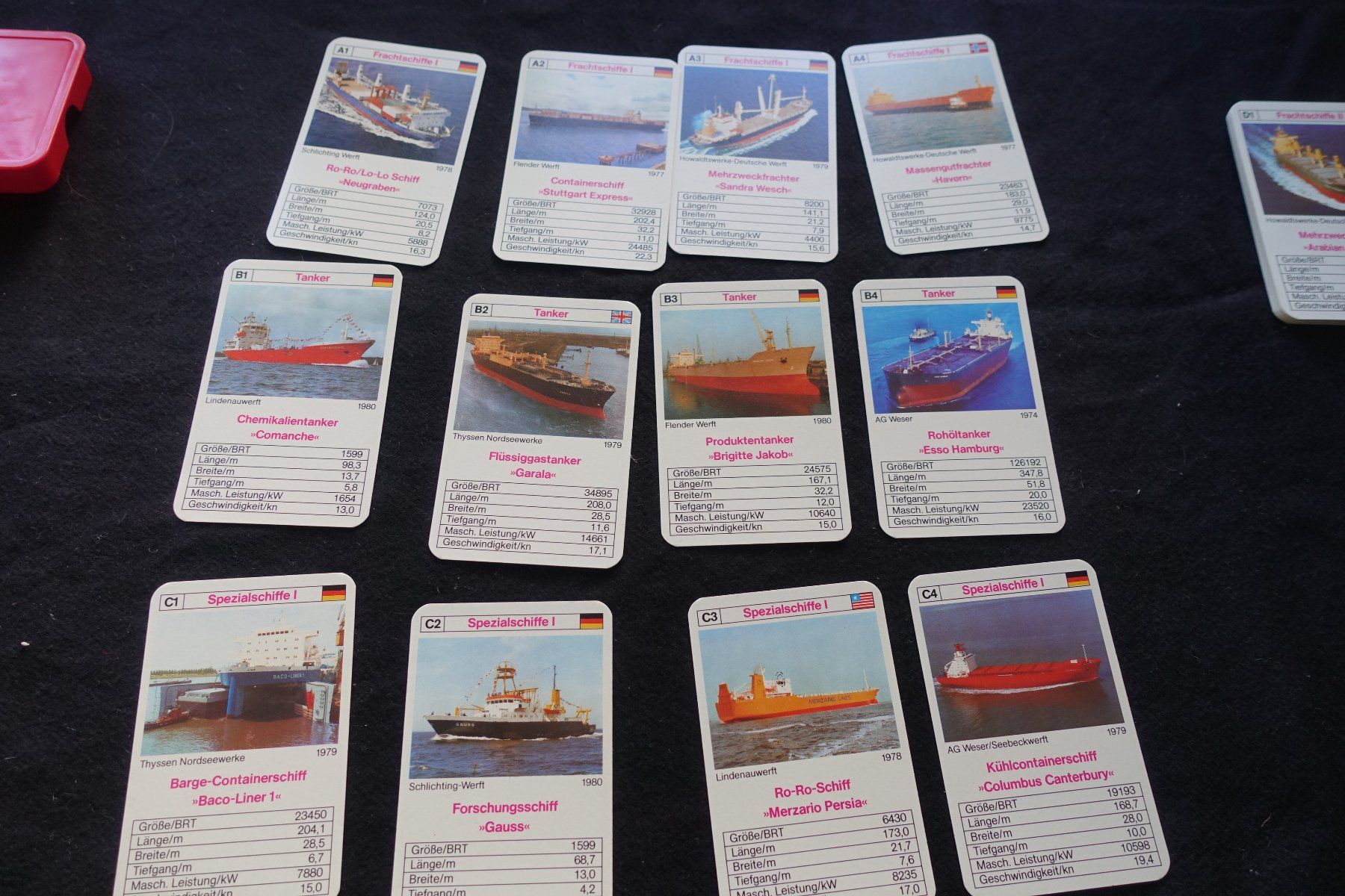 Spiele: Top-Ass Quartett "Schiffe", 3234/2 komplett – Gebraucht aus Gutenswil von Optico 1