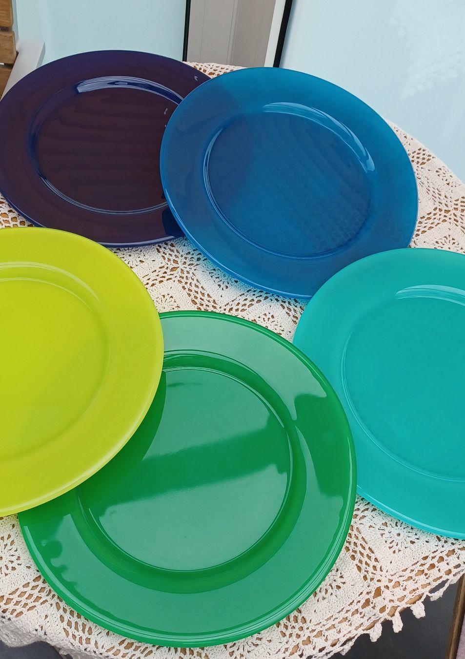 Piatti: 9 Platzteller aus Glas – Usato da Wädenswil venduto da Moninana 3