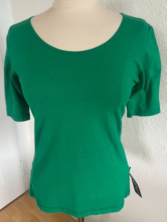 Colora Damen Shirt, BioBaumwolle, Gr. S, Grün, NEU