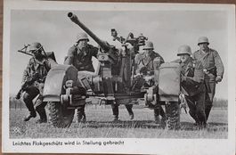 Ansichtskarte 2. Weltkrieg Fluggeschütz