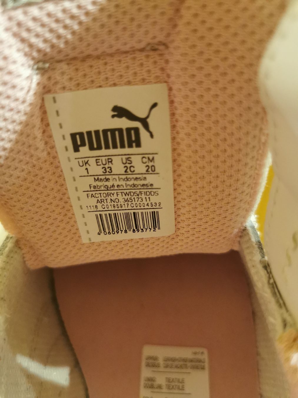 Puma Scarpe per ragazze: Puma Turnschuhe softfoam Grösse 33 – Nuovo (secondo la descrizione) da Grindelwald venduto da Sala33 7