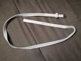 Hosengurt weiss ca. 93-103cm