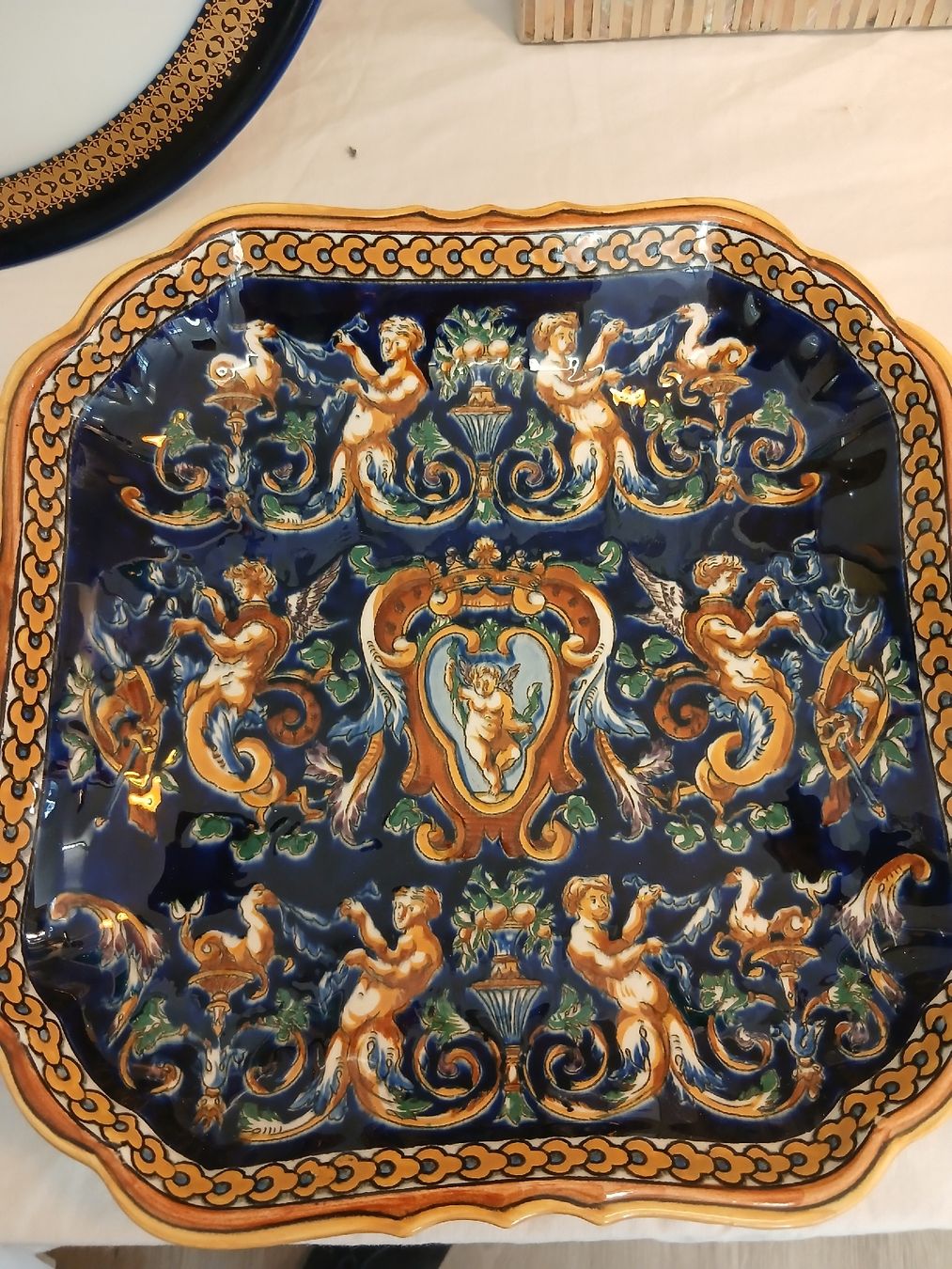 Piatti di portata: ancien plat Gien – Usato da Genève venduto da Mamaison2026