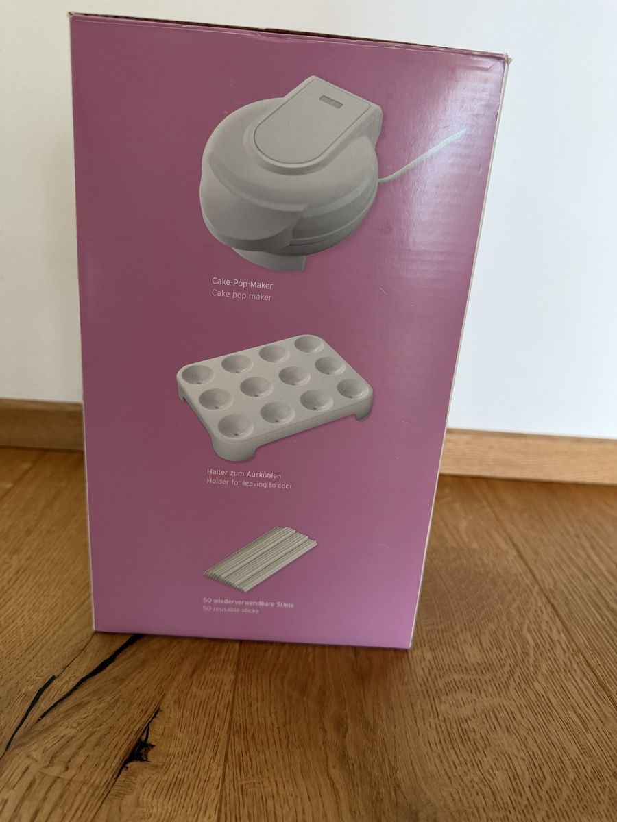 Tchibo Elettrodomestici da cucina: Tchibo Cake Pop Maker mit 50 Stielen neuwertig – Usato da Hedingen venduto da cytogen 4