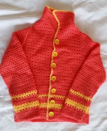 Kinder- Jacke, selbst-gehäkelt, viele weitere..