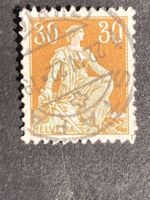 Schweiz 1922 Helvetia m S 30 Vollstempel STÄFA 22.IV.22