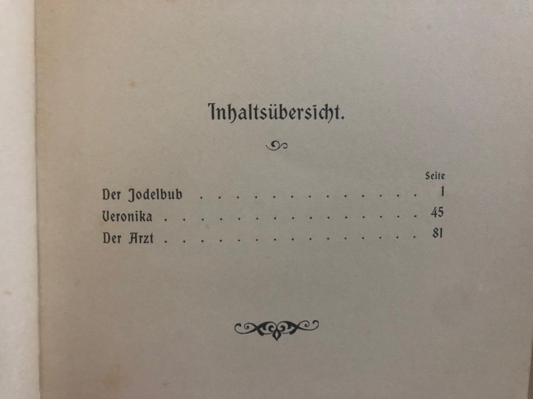 Libri: Ernst Zahn: Der Jodelbub und anderes. 1902 – Usato da Zürich venduto da allp 4