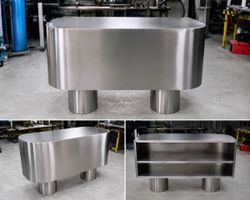 Meuble en acier inoxydable état neuf