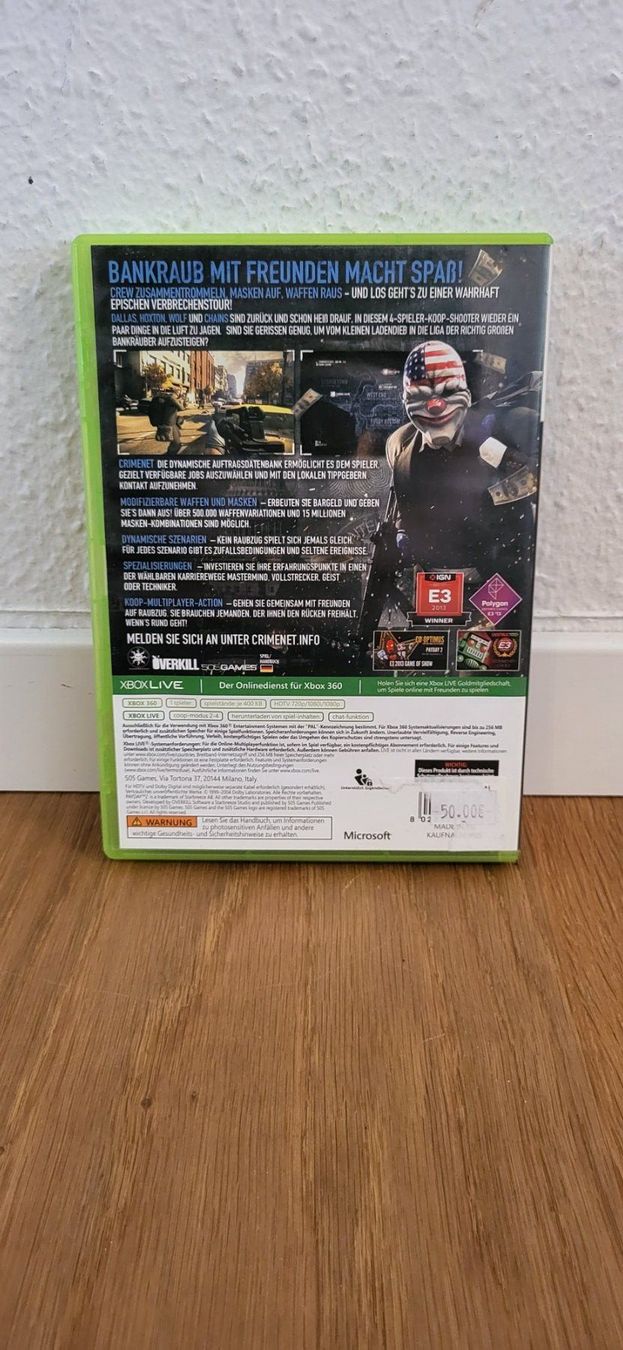 Microsoft Giochi: Xbox 360 - Payday 2 – Usato da Münsingen venduto da DigitaleSpielecke 1