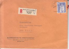 SBK 363 auf Siegelbrief CS 1964