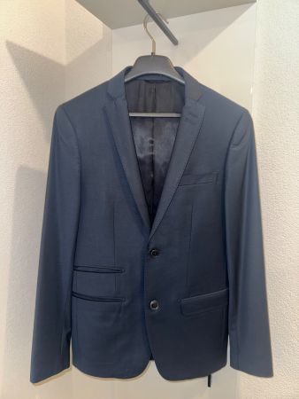 Costume homme bleu marine – taille 46 – coupe slim