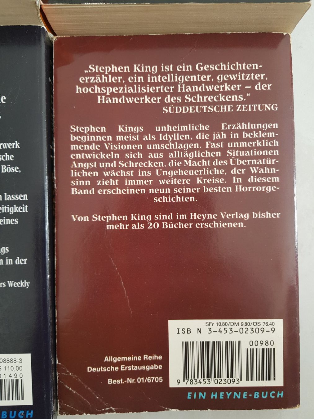 Libri: Stephen King Bücher (8stk) – Usato da Kappel SO venduto da SebsPlants 6