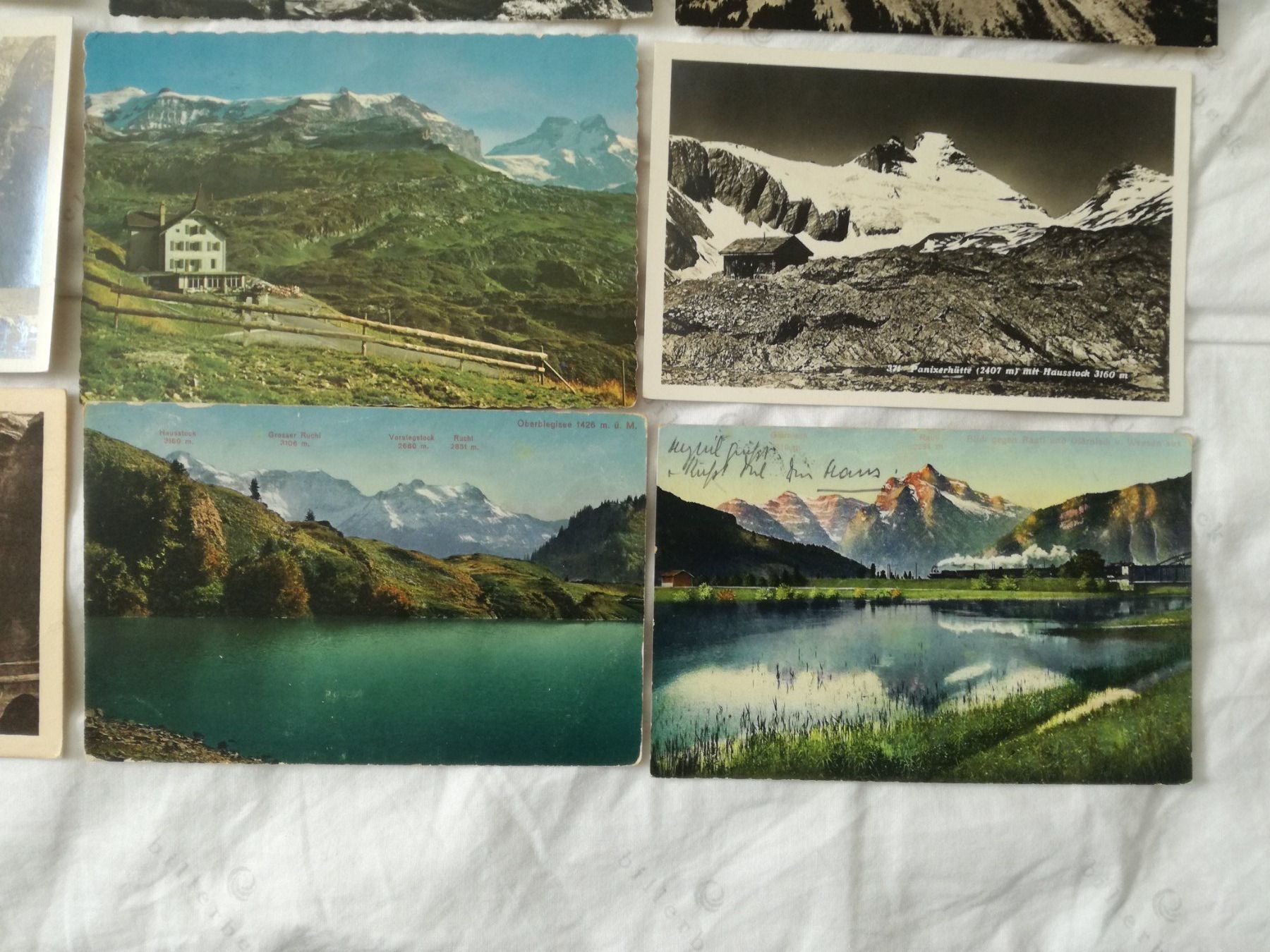 Cartoline postali: 16 AK Kanton Glarus, Kleinformat 1917 - 1951 – Usato da Zürich venduto da Tolima194 1