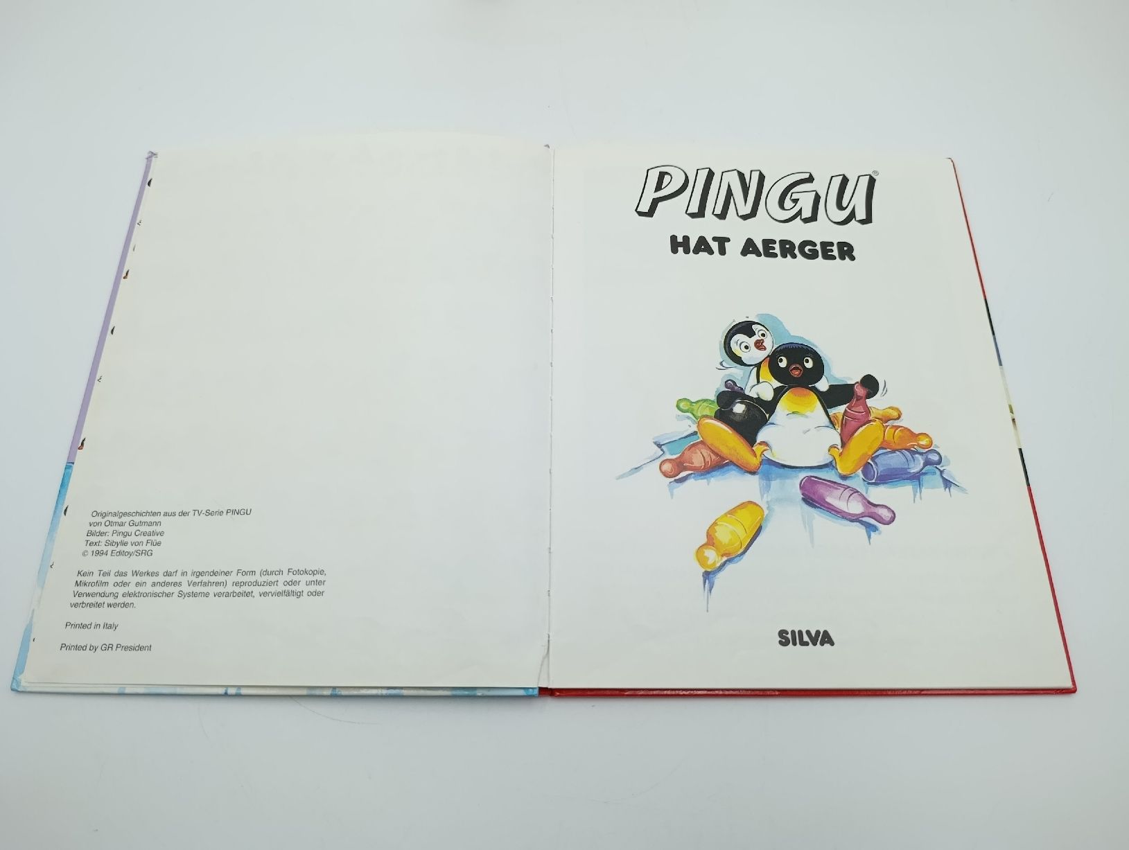 Libri: Pingu hat Aerger, 1994 Kinderbuch Klassiker – Usato da Wil SG venduto da Donaldus 4