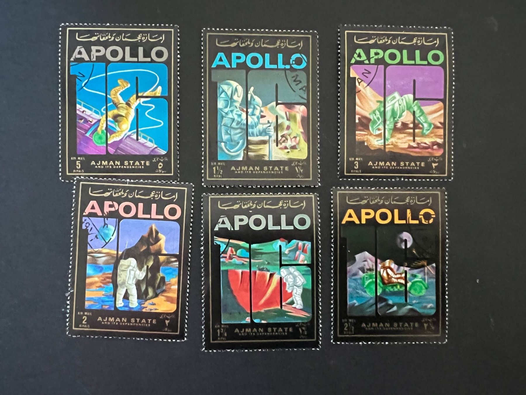 Tous les timbres: Ajman Raumfahrt Apollo  ** Luxus (B14) – Neuf (Voir description) à Hinwil par Sidi4