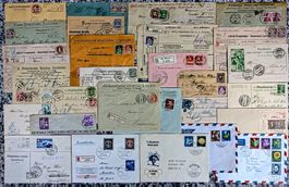 Posten Belege ab 1894 verschied. Ausgaben/Frankaturen ab 1.-