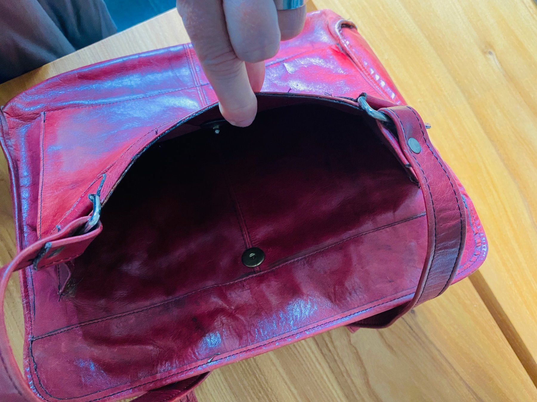 Borse da donna: Vintage Ledertasche – Usato da Kastanienbaum venduto da Niara2 3