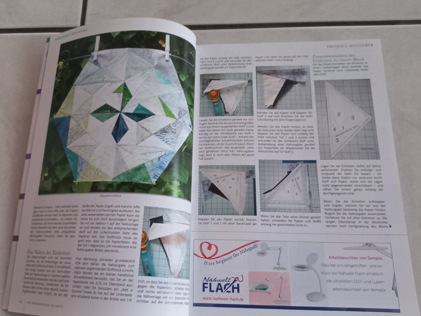 Riviste & Magazine: Patchwork Professional Magazine - 2 Ausgaben zu verkaufen – Usato da Winistorf venduto da acreativ4 1