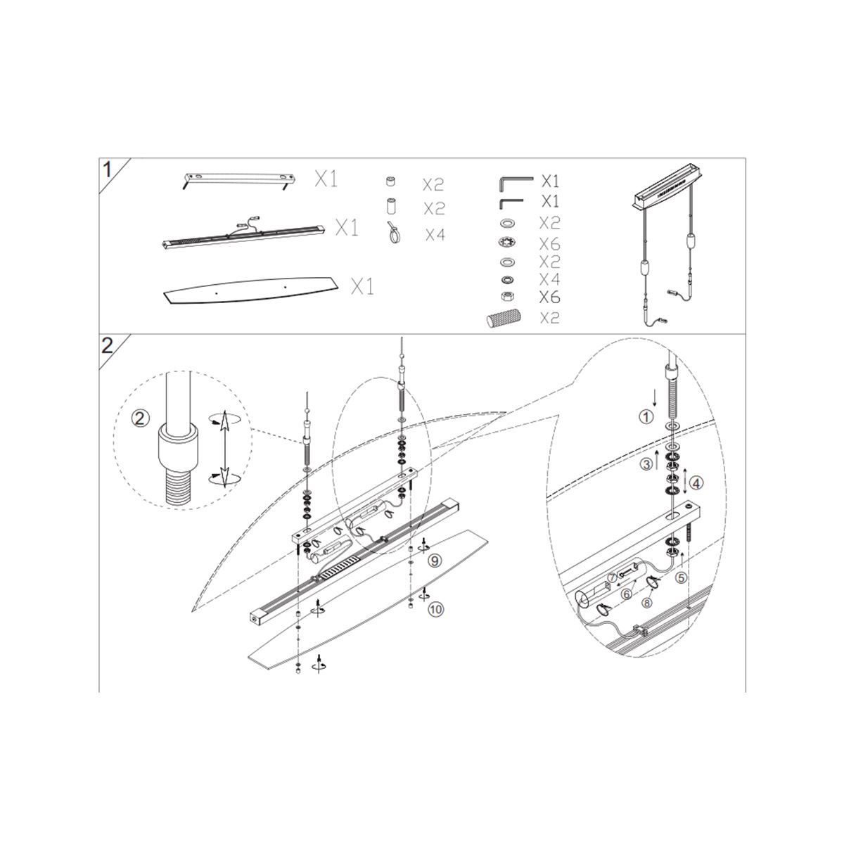 Lampadari & plafoniere: LED Pendelleuchte, Oval, Dimmer, 3000 LM – Nuovo (secondo la descrizione) da Kreuzlingen venduto da Smart-Light 5